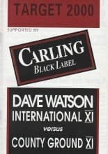 Dave Watson International XI v County Ground XI  18-Mar-1990