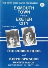 Exmouth Town v Exeter City 09-May-1990