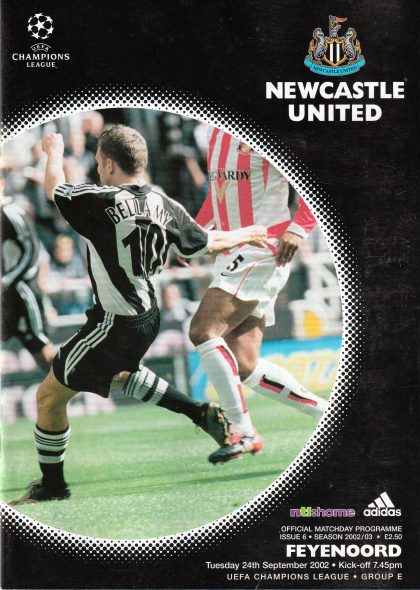 Newcastle United v Feyenoord  24-Sep-2002