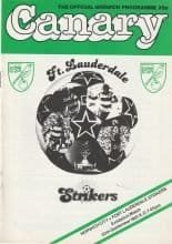 Norwich City v Fort Lauderdale  30-Sep-1981