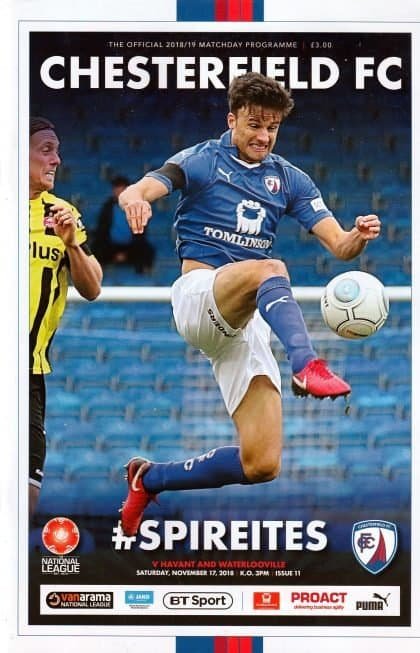 Chesterfield v Havant & Waterlooville 17-Nov-2018