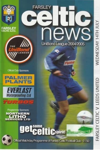 Farsley Celtic v Leeds United  14-Jul-2003