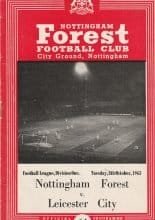 Nottingham Forest v Leicester City 08-Oct-1963