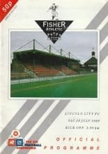 Fisher Athletic v Lincoln City  29-Jul-1989