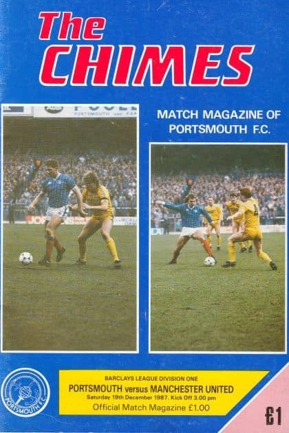 Portsmouth v Manchester United  19-Dec-1987