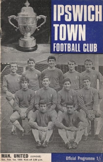 Ipswich Town v Manchester United 01-Feb-1969