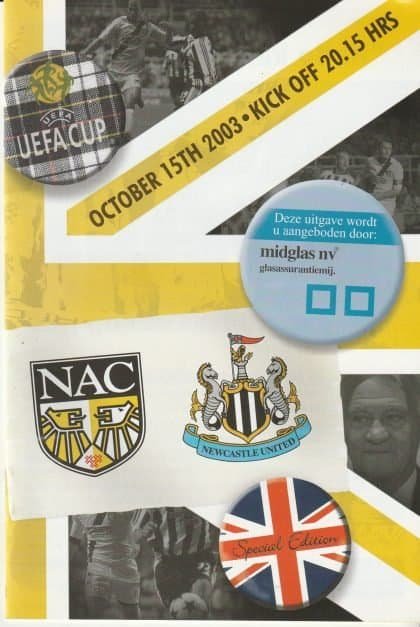 NEC Nijmegen v Newcastle United  15-Oct-2003