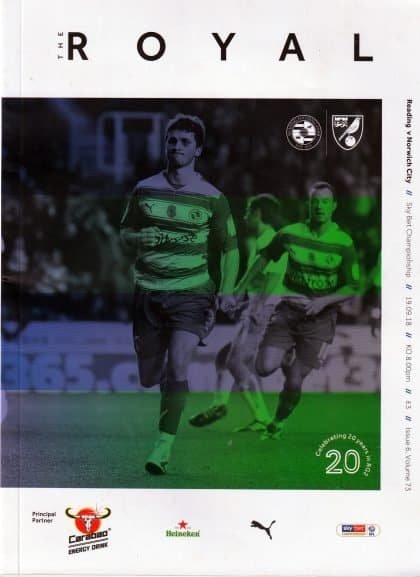 Reading v Norwich City 19-Sep-2018