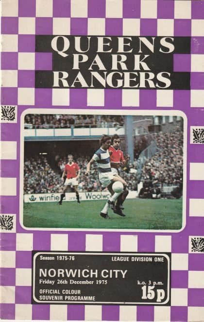 Queens Park Rangers v Norwich City  26-Dec-1975