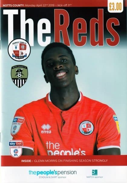 Crawley Town v Notts County  22-Apr-2019