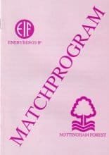 Enebybergs IF v Nottingham Forest  05-Aug-1991