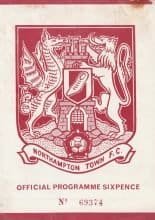 Northampton Town v Leyton Orient 27-Feb-1965