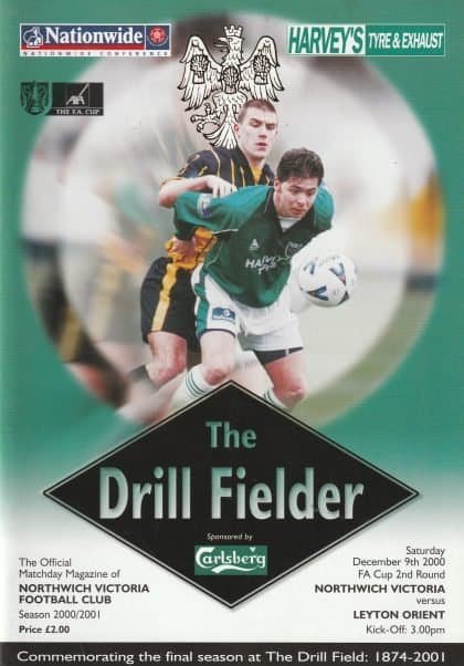 Northwich Victoria v Leyton Orient 09-Dec-2000