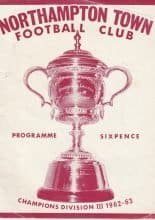 Northampton Town v Preston North End 02-Nov-1963