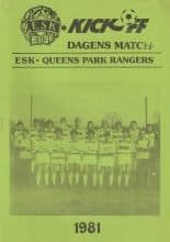 ESK Enköping v Queens Park Rangers  1981-82