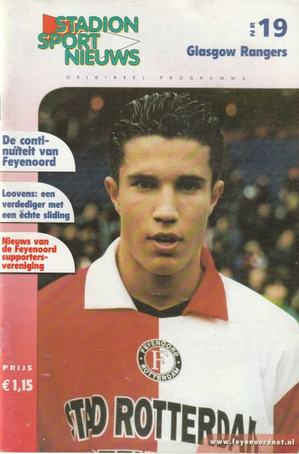 Feyenoord v Glasgow Rangers  28-Feb-2002
