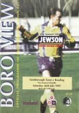 Farnborough Town v Reading 26-Jul-1997