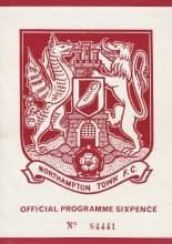 Northampton Town v Rotherham United 27-Mar-1965