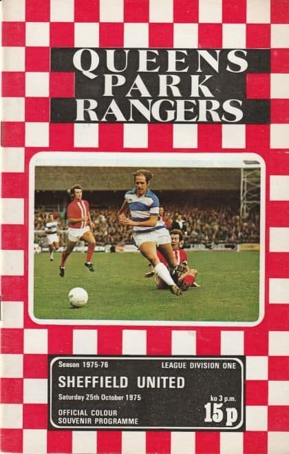Queens Park Rangers v Sheffield United  25-Oct-1975