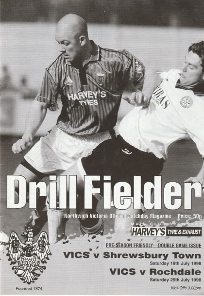 Northwich Victoria v Rochdale 25-Jul-1998