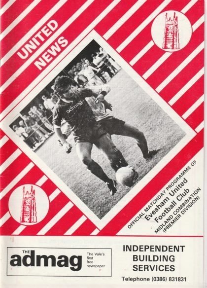 Evesham United v Shrewsbury Town  24-Jul-1986