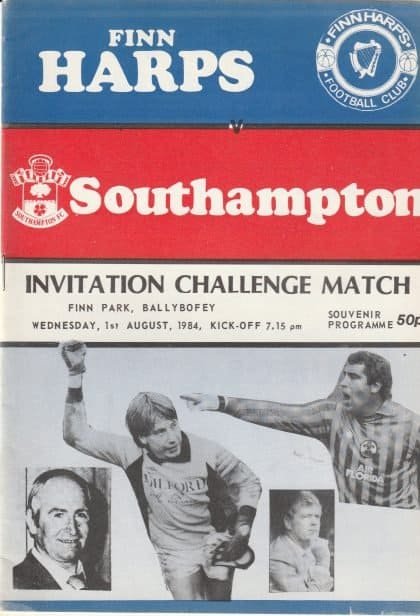 Finn Harps v Southampton  01-Aug-1984