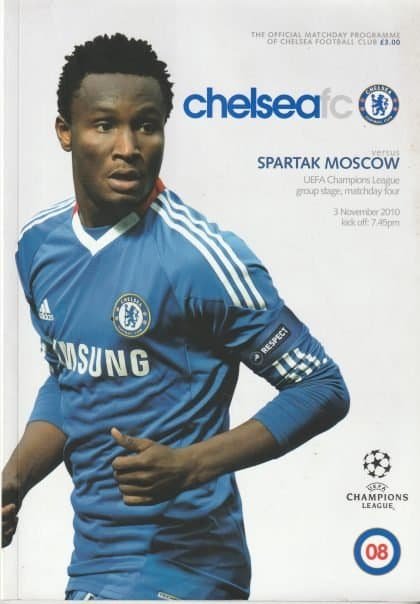 Chelsea v Spartak Moscow 03-Nov-2010