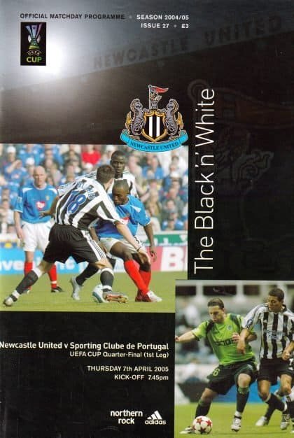 Newcastle United v Sporting Lisbon 07-Apr-2005