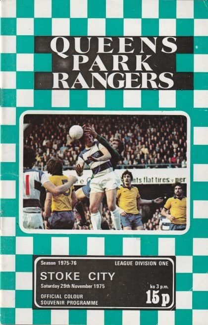 Queens Park Rangers v Stoke City 29-Nov-1975