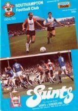 Southampton v Sunderland  05-Jan-1985