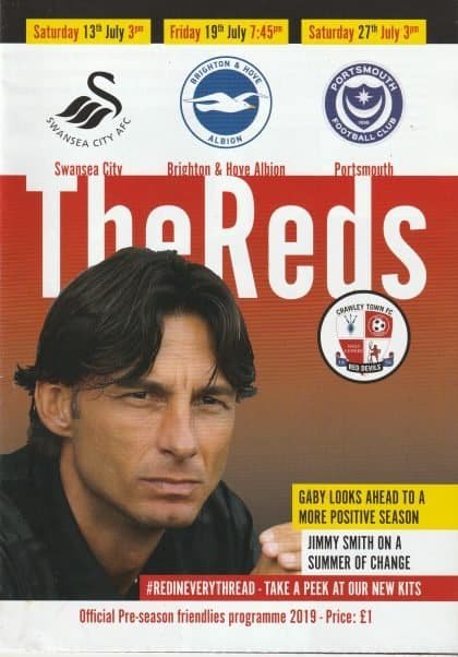 Crawley Town v Brighton & Hove Albion 19-Jul-2019