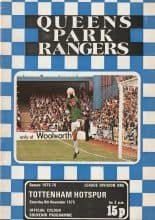 Queens Park Rangers v Tottenham Hotspur  08-Nov-1975