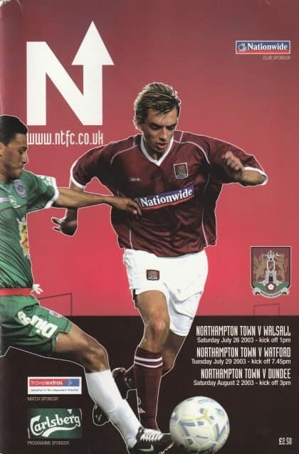 Northampton Town v Dundee 02-Aug-2003