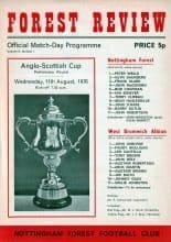Nottingham Forest v West Bromwich Albion 11-Aug-1976