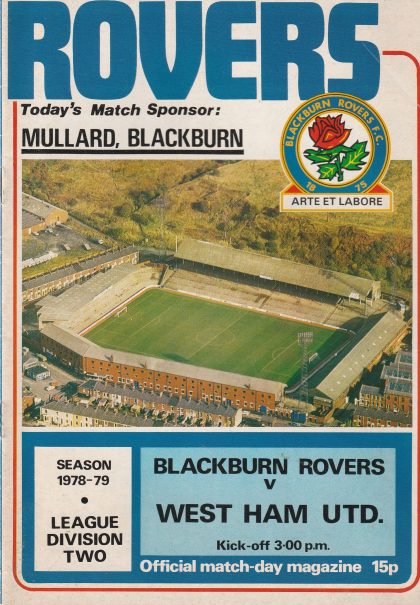 Blackburn Rovers v West Ham United 05-May-1979