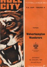 Hull City v Wolverhampton Wanderers  04-Jan-1969