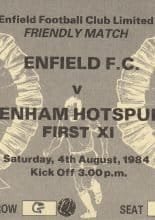 Enfield v Tottenham Hotspur 04-Aug-1984