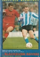 Sheffield Wednesday v Blackburn Rovers  10-Apr-1991