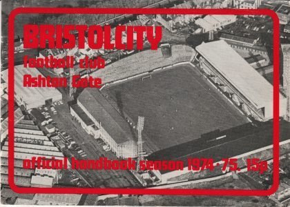 Bristol City Official Handbook 1974-75