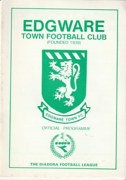 Edgware v Flackwell Heath 17-Aug-1991