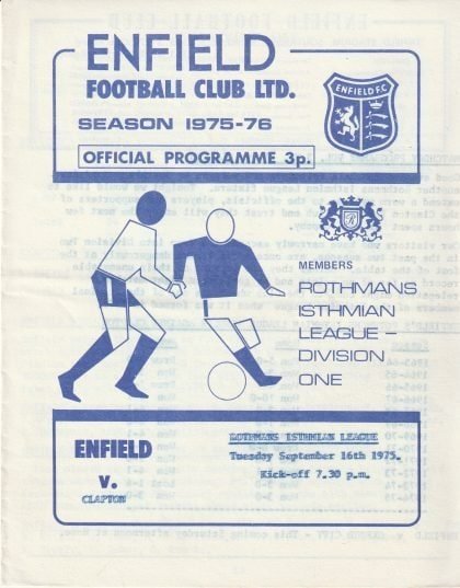 Enfield v Clapton  16-Sep-1975