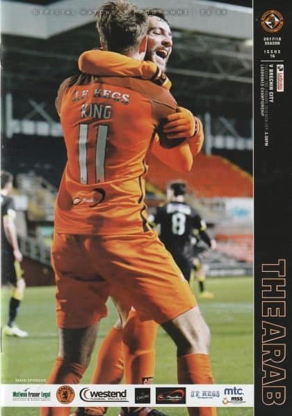 Dundee United v Brechin City 02-Jan-2018