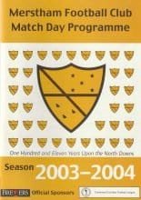 Merstham v AFC Wimbledon 17-Apr-2004