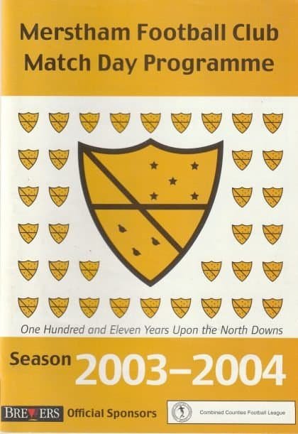 Merstham v AFC Wimbledon 17-Apr-2004