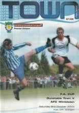 Dunstable Town v AFC Wimbledon 02-Oct-2004
