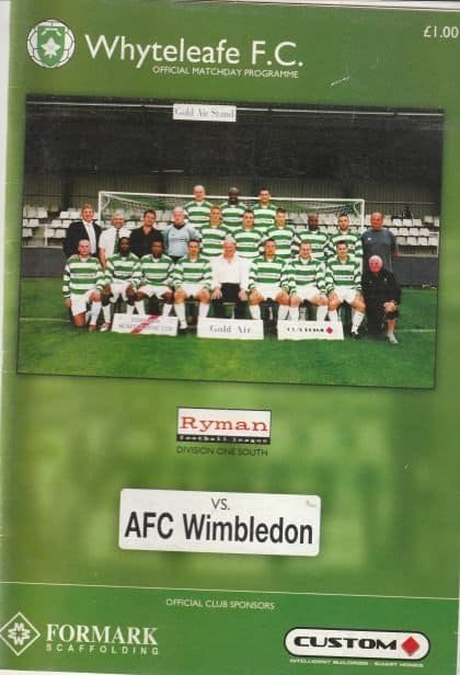 Whyteleafe v AFC Wimbledon 30-Aug-2004