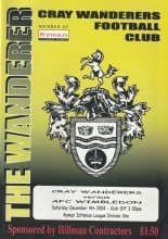 Cray Wanderers v AFC Wimbledon 04-Dec-2004