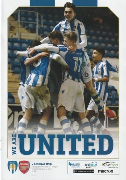 Colchester United Youth v Arsenal Youth 06-Mar-2018