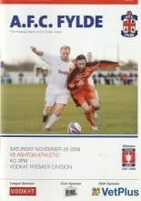 AFC Fylde v Ashton Athletic 29-Nov-2008