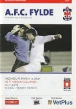 AFC Fylde v Atherton Collieries 18-Mar-2009